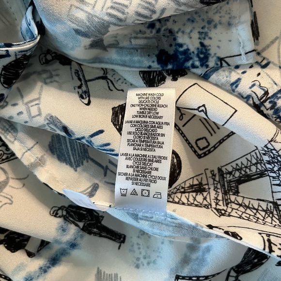 Karl Lagerfeld Paris corp core, business casual, coastal core long sleeve shirt - Picture 11 of 15